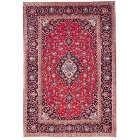 Tappeto Ardakan Persia Medaglione Rosso Blu 202x294 Cm