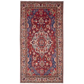 Tappeto Bakhtiyar Persia Medaglione Rosso Blu 168x322 Cm