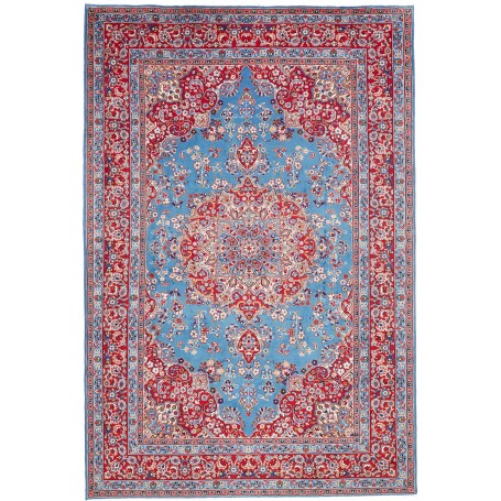 Tappeto Moud Persia Medaglione Blu Rosso 198x292 Cm