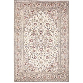 Tappeto Kashan Persia Medaglione Crema Bordeaux 200x300 Cm