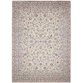 Tappeto Kashan Persia Floreale Verde Salvia Blu 277x390 Cm