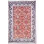 Tappeto Kashan Persia Floreale Rosso Blu Scuro 197x295 Cm