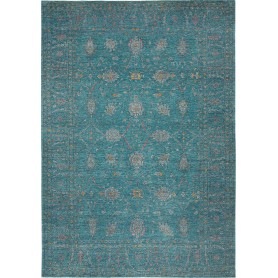 Tappeto Zigler Fine Pakistan Floreale Turchese Grigi Gialli