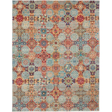 Tappeto Shahi Fine Pakistan Geometrico Multicolore 239x307 c