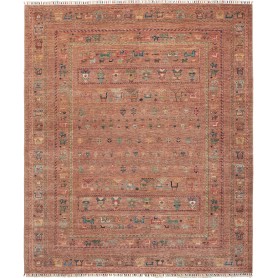 Tappeto Rubin Pakistan Astratto Terracotta Multicolore 206x2