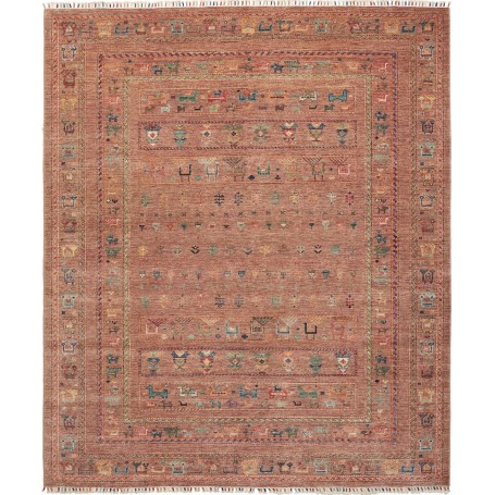 Tappeto Rubin Pakistan Astratto Terracotta Multicolore 206x2