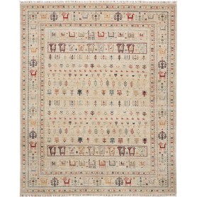 Tappeto Rubin Pakistan Astratto Beige Policromo 205x249 Cm