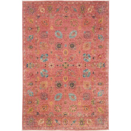 Tappeto Shahi Fine Pakistan Floreale Corallo Tenue 200x297 c