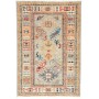 Tappeto Kazak Fine Pakistan Geometrico Azzurro Rosso 69x101
