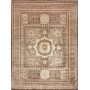 Tappeto Mamlouk Pakistan Geometrico Marrone Beige 266x356 cm