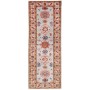 Tappeto Kazak Fine Pakistan Geometrico Blu Cielo Rosso 75x21