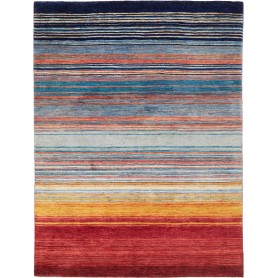 Tappeto Royal Gabbeh Pakistan A Righe Multicolore 153x200 cm