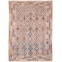 Tappeto Kilim Afghanistan Astratto Beige Marrone 242x340 Cm