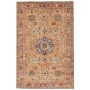 Tappeto Kazak Fine Pakistan Geometrico Beige Blu 126x192 Cm