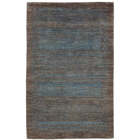 Tappeto Royal Gabbeh Pakistan Geometrico Marrone Blu Petroli