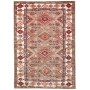 Tappeto Kazak Fine Pakistan Astratto Marrone Rosso 125x185 C
