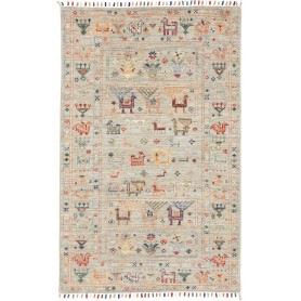 Tappeto Rubin Pakistan Geometrico Grigio Multicolore 80x124