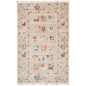 Tappeto Rubin Pakistan Geometrico Crema Terracotta 79x123 Cm