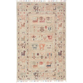 Tappeto Rubin Pakistan Astratto Beige Multicolore 78x122 Cm