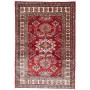 Tappeto Kazak Fine Pakistan Geometrico Rosso Blu 105x151 Cm