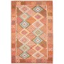 Tappeto Kilim Afghanistan Geometrico Arancione Multicolor 20