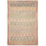 Tappeto Kilim Afghanistan Geometrico Beige Multicolor 196x29