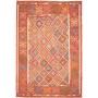 Tappeto Kilim Afghanistan Geometrico Arancio Multicolore 209