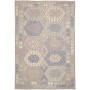 Tappeto Kilim Afghanistan Geometrico Lilla Azzurro 172x249 C