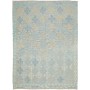 Tappeto Kilim Afghanistan Geometrico Celeste Grigio 182x245