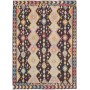 Tappeto Kilim Afghanistan Geometrico Scuri Vivaci 172x238 Cm