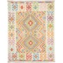 Tappeto Kilim Afghanistan Geometrico Multicolore Pastello 14
