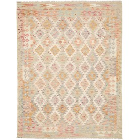Tappeto Kilim Afghanistan Astratto Pastello Chiaro Multicolo