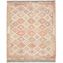 Tappeto Kilim Afghanistan Geometrico Beige Arancio 149x188 C