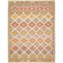 Tappeto Kilim Afghanistan Astratto Multicolore Vivace 152x20