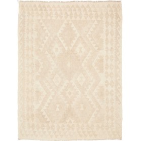 Tappeto Kilim Afghanistan Geometrico Beige Chiaro Avorio 152