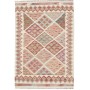 Tappeto Kilim Afghanistan Geometrico Multicolore Pastello 10