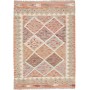 Tappeto Kilim Afghanistan Geometrico Multicolore Pastello 10