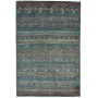 Tappeto Royal Gabbeh Pakistan Geometrico Petrolio Rosso 148x