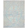 Tappeto Kilim Afghanistan Geometrico Azzurro Grigio 156x203