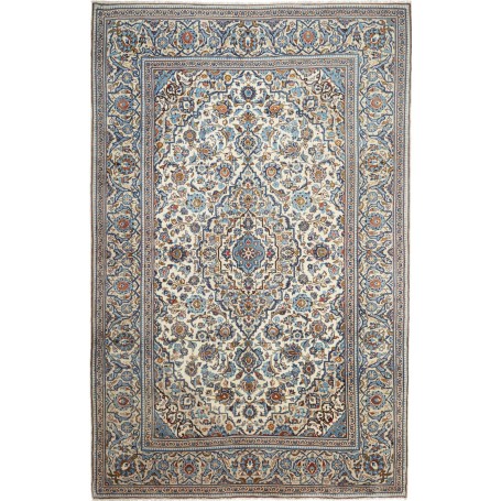 Kashan 197x305 Cm Kashan Persia Lana Cardata A Mano Cotone