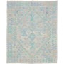 Tappeto Kilim Afghanistan Geometrico Azzurro Verde Menta 154
