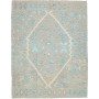Tappeto Kilim Afghanistan Geometrico Azzurro Grigio Turchese