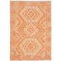 Tappeto Kilim Afghanistan Geometrico Arancione Pesca 103x148