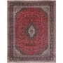 Tappeto Kashan Persia Medaglione Rosso Blu 392x500 Cm
