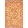 Tappeto Kilim Afghanistan Geometrico Arancio Pesca Beige 104