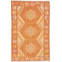 Tappeto Kilim Afghanistan Geometrico Arancio Rosa 98x157 Cm