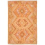 Tappeto Kilim Afghanistan Geometrico Arancio Rosa 101x150 Cm