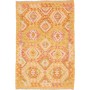 Tappeto Kilim Afghanistan Geometrico Giallo Arancione 96x142