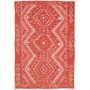 Tappeto Kilim Afghanistan Astratto Rosso Corallo 102x147 Cm
