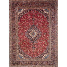 Tappeto Ardakan Persia Medaglione Rosso Blu 300x407 Cm